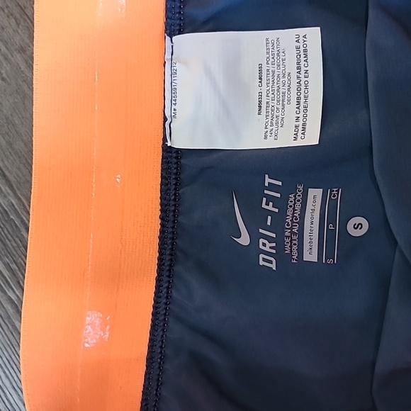 Nike DriFit Blue and Orange Tennis Skirt Size Small - Picture 3 of 5